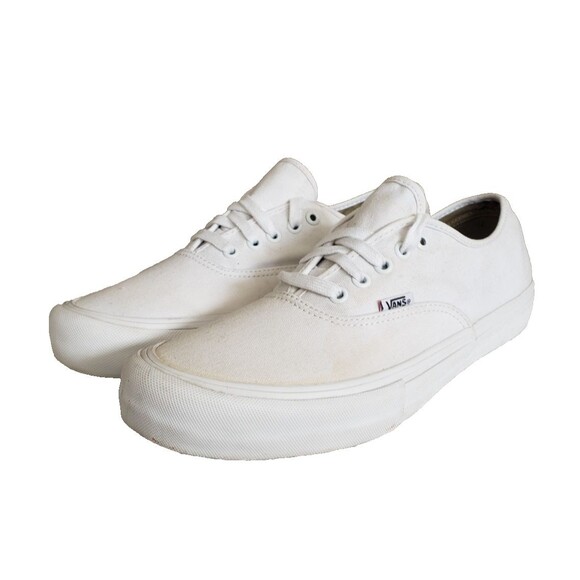 VANS Skate Authentic True White Canvas Classic Men\'s Sneakers 500714 Size 11 main image 11